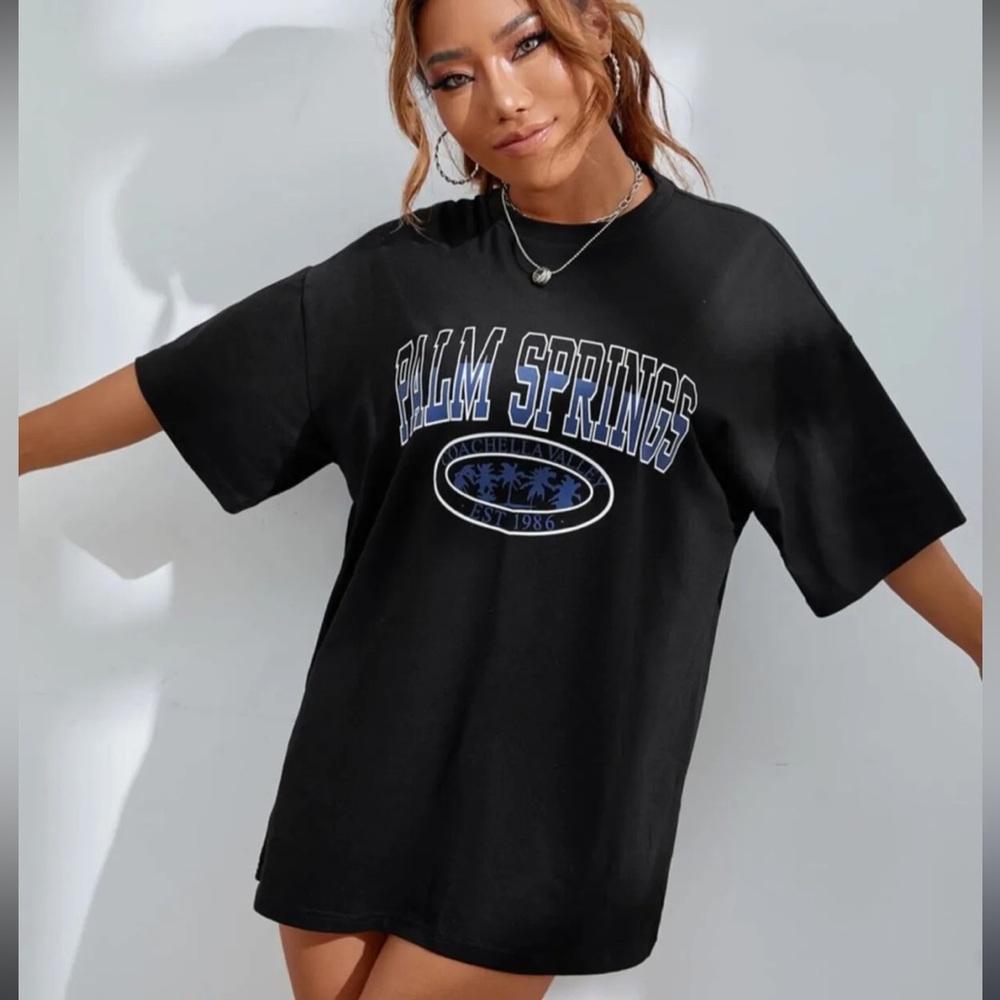 Shein Palm Springs Oversized Tee